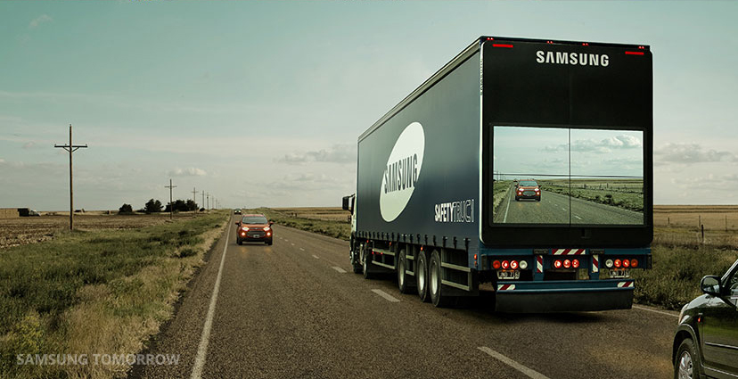 see-through truck